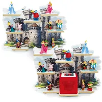 Smagnon Regal für die Toniebox und Tonie Figuren Verschiedene Motive Kinderspielzeug Spielregal (XXL-Kombi-Burg)