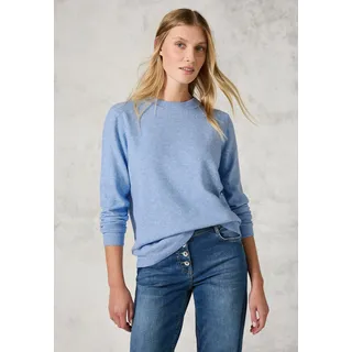 Cecil Damen, B302781 Feinstrickpullover, whisper Blue melange, XXL EU