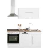 Kochstation Küchenzeile »KS-Samos«, ohne E-Geräte, Breite 170 cm, weiß