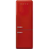 Smeg FAB38RRD5 Retro-Kühl-Gefrierkombination (481 l, 2050 mm hoch, Rot)