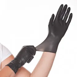 10x100 Stück Latexhandschuhe Diablo puderfrei Schwarz Größe M Einweghandschuhe Arbeitshandschuhe Einmalhandschuhe Latex Handschuhe