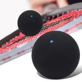 BigKing Squashball, 37 mm Single Dot Squashbälle Gummi-Squashschlägerbälle für Anfänger-Wettkampftraining für Anfänger zum Training für Wettkämpfe(Blau)