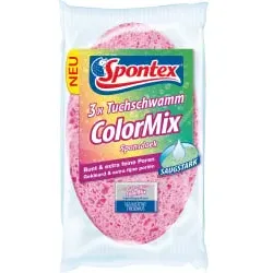 Spontex ColorMix Tuchschwamm 19000022 , 1 Packung = 3 Stück
