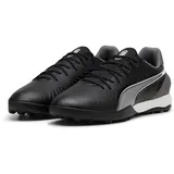 Puma King Match TT Soccer Shoe, Black White-Cool Dark Gray, 44 EU