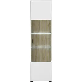 Home Affaire Vitrine Hudson 48 x 38 x 180 cm Weiß