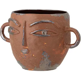 Bloomingville Blumentopf Lo Steingut, Braun