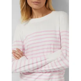 s.Oliver Gestreifter Pullover aus Viskosemix pink 38