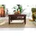 Massivmoebel24 Couchtisch OXFORD Braun Akazie 85 x 85 x 45 cm