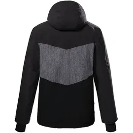 KILLTEC Herren Skijacke/Funktionsjacke mit abzippbarer Kapuze und Schneefang KSW 45 MN SKI JCKT, dunkelanthra, 3XL
