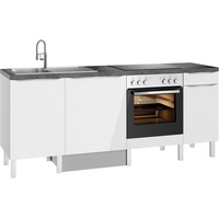 OPTIFIT Küche »Lilly2«, Breite 210 cm, wahlweise mit E-Geräten weiß