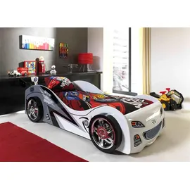 Vipack Autobett Brap Brap weiß/grau