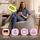 I.C.O.N. Icon Sitzsack Sessel für Erwachsene, Grau, Flauschiger Cord Stoff, Riesen Sitzsack Cord mit Füllung, Bean Bag Chair, Bequemer Sessel Wohnzimmer, Lounge, Schlafzimmer, Büro