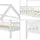 [en.casa] Hausbett Ydre 90 x 200 cm Kiefer weiß