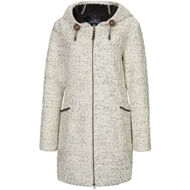 G.I.G.A. DX by killtec Damen Roshana Strickparka Strickmantel Parka in Strickoptik mit Kapuze, Off White, 38 EU