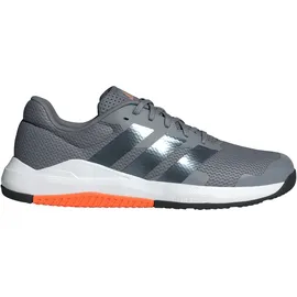 adidas Dropset Base Training Shoes, Grey/Grey Five/Lucid Orange, 48 EU