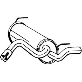 BOSAL Endschalldämpfer 185-499