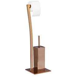 relaxdays WC-Garnitur WIMEDO kupfer Metall