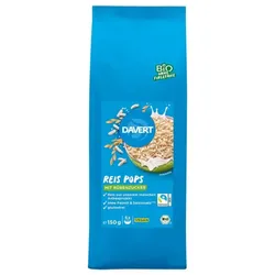 Davert Reis Pops mit Rübenzucker bio