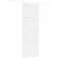 Maison Exclusive - Schiebetür Orkdal Weiß 83 X 232 Cm Massives Ki