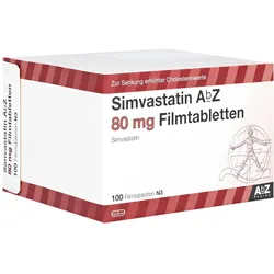 Simvastatin AbZ 80 mg Filmtabletten 100 St