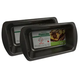 Brot- und Kuchenbackform 2er Set Kastenform 28 x 15 cm