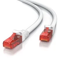 CSL Cat 6 Gigabit Ethernet LAN Kabel, mehrfach geschirmt UTP Gigabit 1000 Mbit/s Patchkabel Netzwerkkabel - 15m