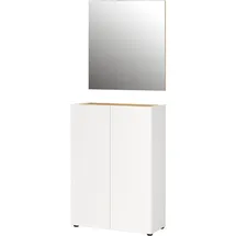Germania GW-Alviano Garderoben-Set 74 cm x 33 cm x 200 cm weiß