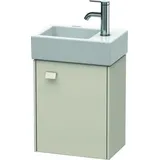 Duravit Waschtischunterschrank wandhängend „Brioso“ 36,4 × 44,2 × 23,9 cm, in Taupe Matt