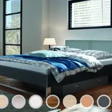 Hasena Top-Line Bett Advance Indus/Cena 200x200 cm / Anthrazit