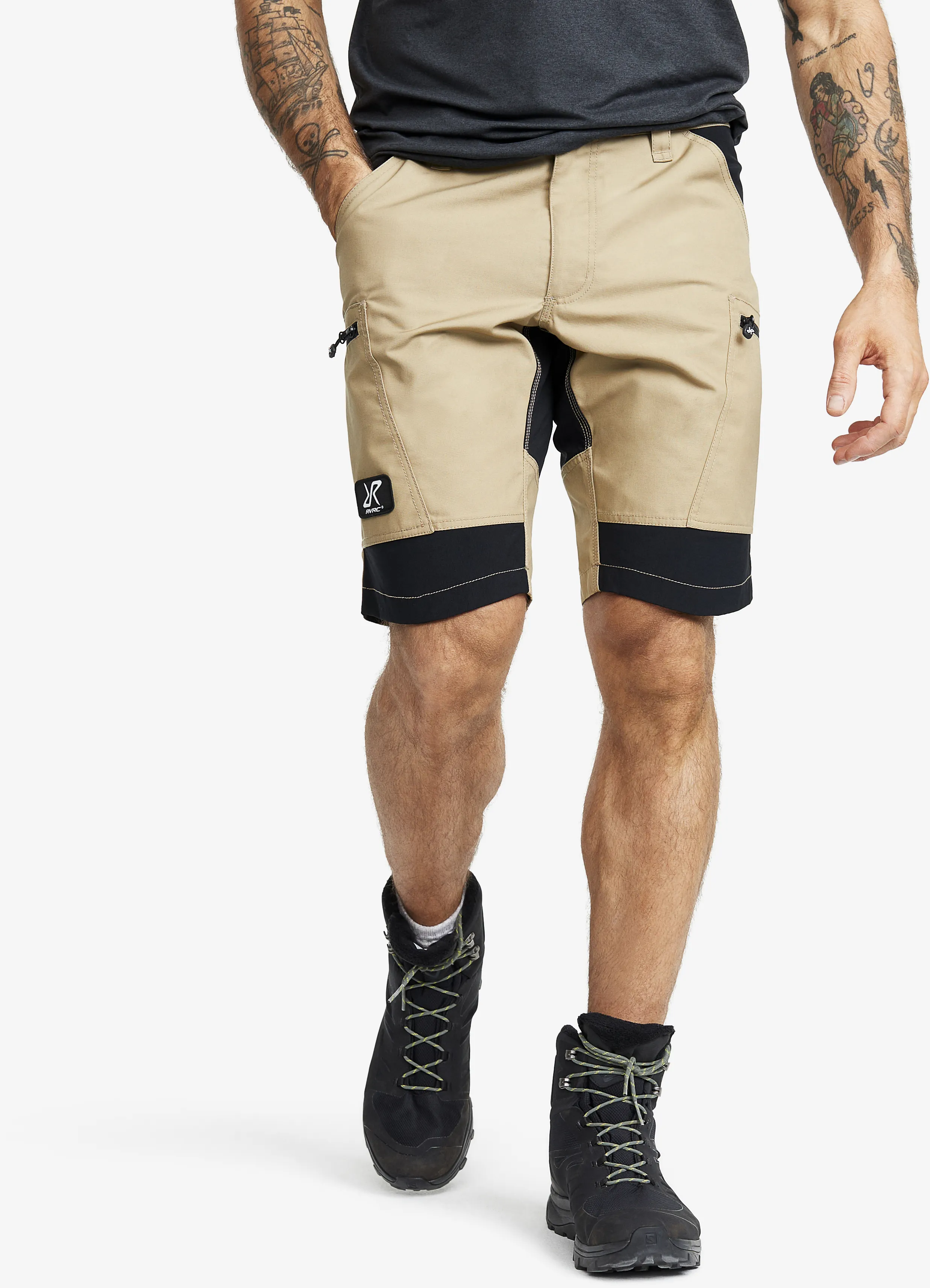 Nordwand Shorts Herren Khaki, Größe:L - Hosen > Shorts - Beige