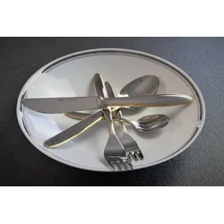 Diana Gold Tableware in Kanten plattiert - 30 Stcs eindeutiges Tabellengeschirr