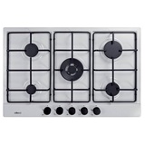 Elleci PGSS75368CB Ebene Kochen 75 CM 5 Feuer Granitek Weiß