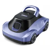 Poolroboter, Kabelloser Poolsauger Akku, Akku Poolroboter Kabellos, 180 Min Laufzeit, Starke Saugkraft, Intelligente Navigation, Ultrafeine Filtration, Auto-Parking, Poolsauger für Aufstellpool 200m2