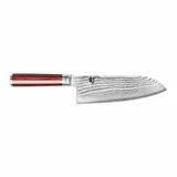 KAI Messer Großes Santoku 7.5" (18,5 cm) DM-0717RD Shun Classic Red