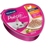 Vitakraft 15x85g Vitakraft Poésie Création Pute in Käsesauce Katzenfutter nass