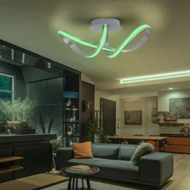 just light. LED Deckenleuchte Smart-Home, Lichtfarbsteuerung, Farbwechsel, dimmbar