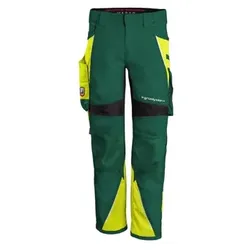 Bundhose "IRON" grün/warngelb, Gr. N56 - warngelb - N56