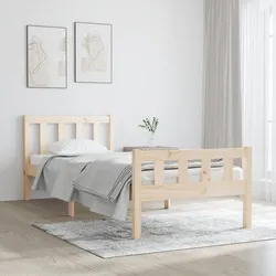 Massivholzbett ohne Matratze