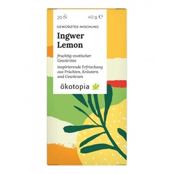 Ökotopia Ingwer Lemon Tee Gewürztee bio (20Btl)