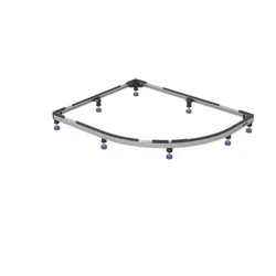 Kaldewei Duschwannen-Fußrahmen FR 5300 FLEX (FR II) Zirkon