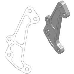 Bremssatteladapter Moto Master Supermotard Racing 320mm Beta RR
