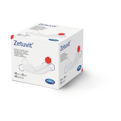 Zetuvit® Saugkompresse 20 x 20 cm, saugstark, Saugstarke Wundkompresse für den einmaligen Gebrauch in medizinischen Bereichen, 1 Packung = 30 Stück