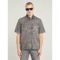 G-Star Slanted Double Pocket Regular Hemd Grau XL
