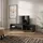 SKRAUT HOME Lowboard 207x50x37 cm Schwarz Eiche Holzwerkstoff