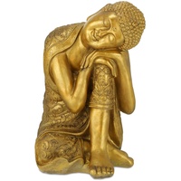 Relaxdays Relaxdays, Deko Objekt, Buddha-Figur 40 x 37 x 61 cm,