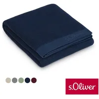 s.Oliver Saunatuch 80 x 200 cm blau