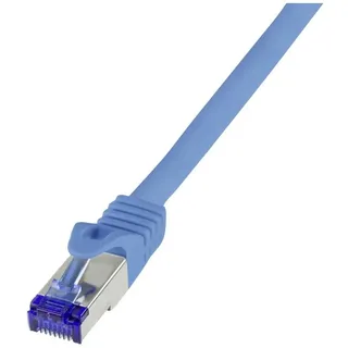 Logilink C6A026S RJ45 CAT 6a S/FTP 0.50 m Blau