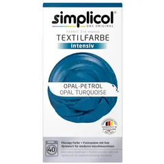 Simplicol Textilfarbe intensiv Opal-Petrol 150g