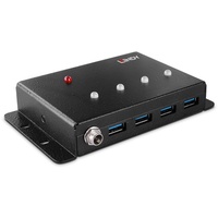 Lindy 4 Port USB 3.0 Metall-Hub
