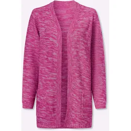 Sieh an! Long-Strickjacke mehrfarbig 46